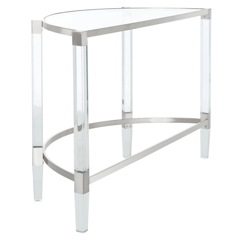 Acrylic Console Table - 47Wx18Dx29H