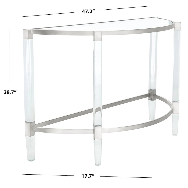 Acrylic Console Table - 47Wx18Dx29H