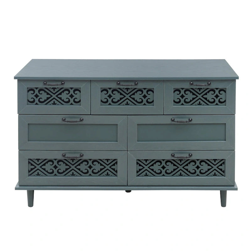 7 Drawer Cabinet American Furniture Suitable for Bedroom - N/A