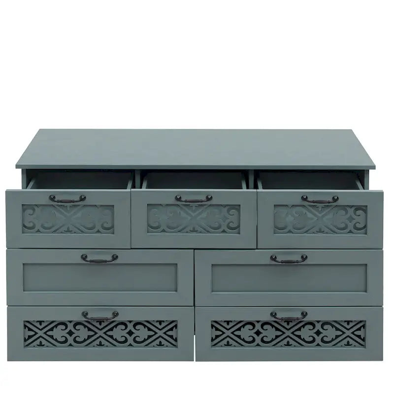 7 Drawer Cabinet American Furniture Suitable for Bedroom - N/A