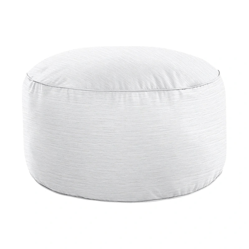 Indoor Textured Bean Pouf/ Ottoman