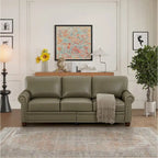 Klassische Wohnzimmernägel Sofa Kunstleder für Wohnzimmer, Büro, Apartment