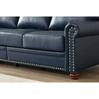 Klassische Wohnzimmernägel Sofa Kunstleder für Wohnzimmer, Büro, Apartment
