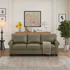 Klassische Wohnzimmernägel Sofa Kunstleder für Wohnzimmer, Büro, Apartment