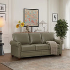 Klassische Wohnzimmernägel Sofa Kunstleder für Wohnzimmer, Büro, Apartment