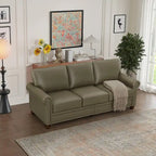 Klassische Wohnzimmernägel Sofa Kunstleder für Wohnzimmer, Büro, Apartment