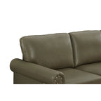 Klassische Wohnzimmernägel Sofa Kunstleder für Wohnzimmer, Büro, Apartment