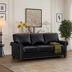 Klassische Wohnzimmernägel Sofa Kunstleder für Wohnzimmer, Büro, Apartment