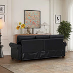 Klassische Wohnzimmernägel Sofa Kunstleder für Wohnzimmer, Büro, Apartment