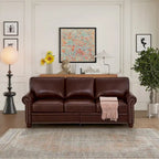 Klassische Wohnzimmernägel Sofa Kunstleder für Wohnzimmer, Büro, Apartment