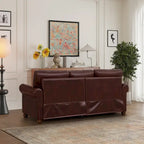 Klassische Wohnzimmernägel Sofa Kunstleder für Wohnzimmer, Büro, Apartment