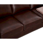 Klassische Wohnzimmernägel Sofa Kunstleder für Wohnzimmer, Büro, Apartment