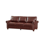 Klassische Wohnzimmernägel Sofa Kunstleder für Wohnzimmer, Büro, Apartment