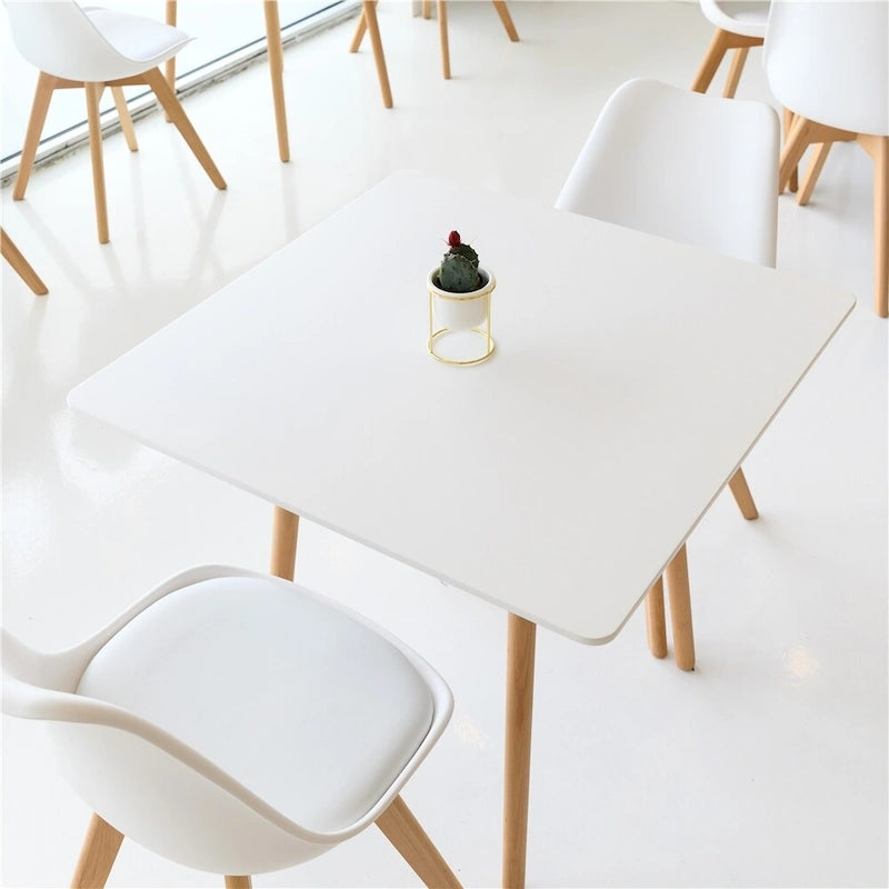 Set of 4 Dining Chairs with Modern Soft Padded