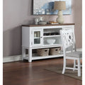 Sever With Open Shelves