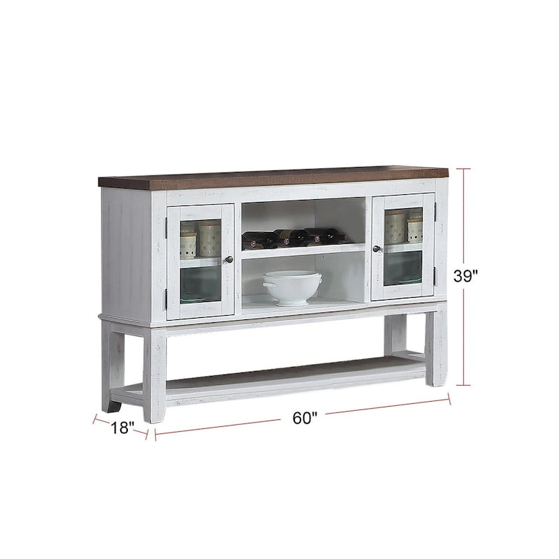 Sever With Open Shelves