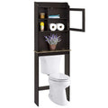 Over The Toilet Space Saver Organization Wood Storage Cabinet for Home