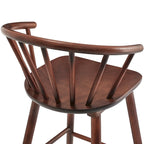 2er Barhocker-Set in Tresenhöhe 61cm für Kücheninseln mit Massivholz und Spindellehne