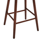 2er Barhocker-Set in Tresenhöhe 61cm für Kücheninseln mit Massivholz und Spindellehne