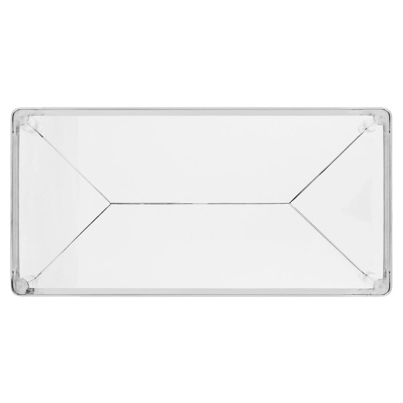 Acrylic Silver Coffee Table - 47Wx24Dx17H